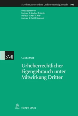 Abbildung von Marti | Urheberrechtlicher Eigengebrauch unter Mitwirkung Dritter | 1. Auflage | 2022 | 108 | beck-shop.de