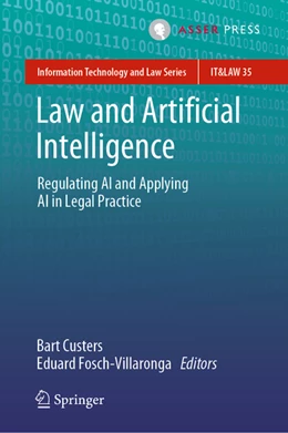 Abbildung von Custers / Fosch-Villaronga | Law and Artificial Intelligence | 1. Auflage | 2022 | beck-shop.de