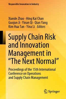 Abbildung von Zhao / Chan | Supply Chain Risk and Innovation Management in 