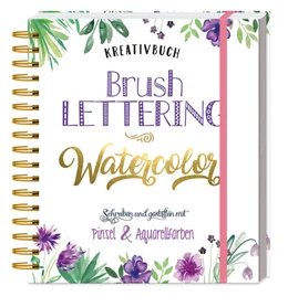 Abbildung von Tücks | Kreativbuch Brush Lettering - Watercolor | 1. Auflage | 2022 | beck-shop.de