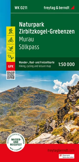 Abbildung von Freytag & Berndt | Naturpark Zirbitzkogel-Grebenzen, Wander-, Rad- und Freizeitkarte 1:50.000, freytag & berndt, WK 211 | 1. Auflage | 2023 | beck-shop.de