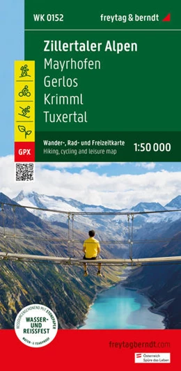 Abbildung von freytag & berndt | Zillertaler Alpen, Wander-, Rad- und Freizeitkarte 1:50.000, freytag & berndt, WK 152 | 1. Auflage | 2023 | beck-shop.de