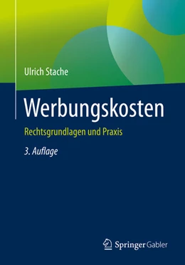 Abbildung von Stache | Werbungskosten | 3. Auflage | 2023 | beck-shop.de