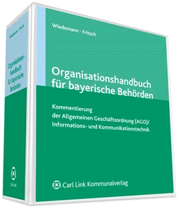 Abbildung von Wiedemann / Fritsch | Organisationshandbuch für bayerische Behörden | 1. Auflage | 2019 | beck-shop.de