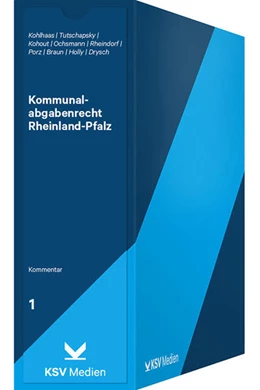 Abbildung von Kohlhaas / Tutschapsky | Kommunalabgabenrecht Rheinland-Pfalz | 1. Auflage | 2023 | beck-shop.de