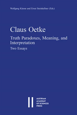 Abbildung von Künne / Steinkellner | Claus Oetke | 1. Auflage | 2022 | 921 | beck-shop.de