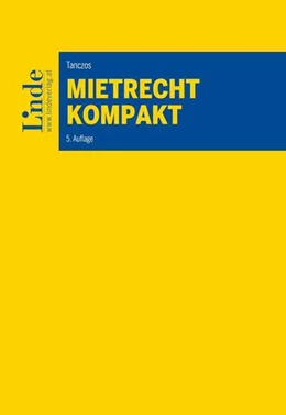 Abbildung von Tanczos | Mietrecht kompakt | 5. Auflage | 2022 | beck-shop.de