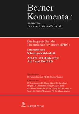 Abbildung von Gabriel / Aebi | Internationale Schiedsgerichtsbarkeit, Art. 176-194 IPRG sowie Art. 7 und 196 IPRG | 1. Auflage | 2022 | beck-shop.de