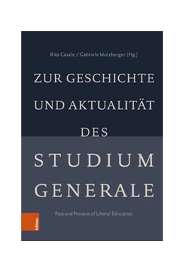 Abbildung von Casale / Molzberger | Zur Geschichte und Aktualität des Studium Generale | 1. Auflage | 2023 | beck-shop.de