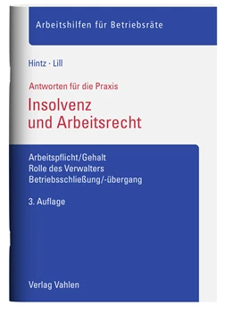 Abbildung von Hintz / Lill | Insolvenz und Arbeitsrecht | 3. Auflage | 2022 | beck-shop.de