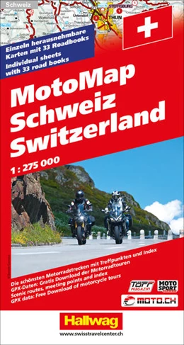 Abbildung von Schweiz MotoMap 1:275 000 Motorradkarte | 5. Auflage | 2022 | beck-shop.de