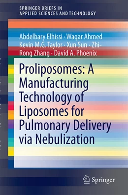 Abbildung von Elhissi / Elkhalifa | Proliposomes: A Manufacturing Technology of Liposomes for Pulmonary Drug Delivery | 1. Auflage | 2025 | beck-shop.de