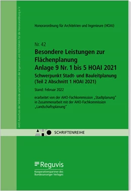 Abbildung von Besondere Leistungen zur Flächenplanung - Anlage 9 Nr. 1 bis 5 HOAI 2021 - Schwerpunkt Stadt- und Bauleitplanung (Teil 2 Abschnitt 1 HOAI 2021) | 1. Auflage | 2022 | Heft 42 | beck-shop.de