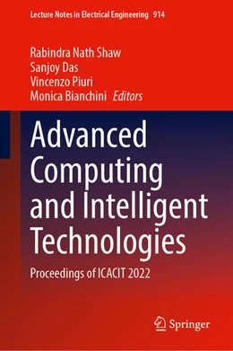 Abbildung von Shaw / Das | Advanced Computing and Intelligent Technologies | 1. Auflage | 2022 | beck-shop.de