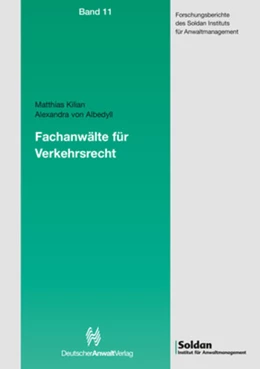 Abbildung von Kilian / von Albedyll | Fachanwälte für Verkehrsrecht | 1. Auflage | 2013 | 11 | beck-shop.de