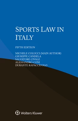 Abbildung von Colucci / Candela | Sports Law in Italy | 5. Auflage | 2022 | beck-shop.de