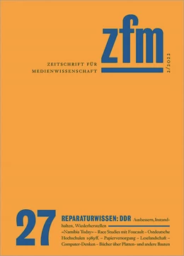 Abbildung von Gesellschaft für Medienwissenschaft e. V. | Zeitschrift für Medienwissenschaft 27 | 1. Auflage | 2022 | beck-shop.de