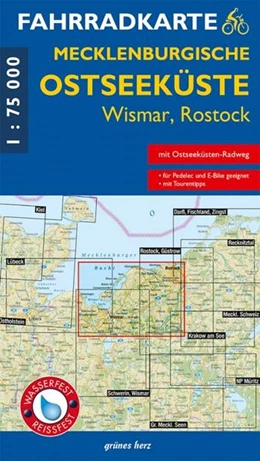 Abbildung von Fahrradkarte Mecklenburgische Ostseeküste Wismar, Rostock | 7. Auflage | 2022 | beck-shop.de