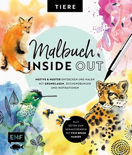 Abbildung von Malbuch Inside Out: Watercolor Tiere | 1. Auflage | 2022 | beck-shop.de