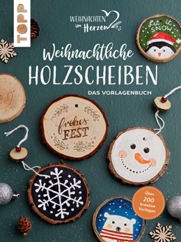 Abbildung von Frechverlag | Weihnachtliche Holzscheiben. Das Vorlagenbuch für dekorative Astscheiben | 1. Auflage | 2022 | beck-shop.de