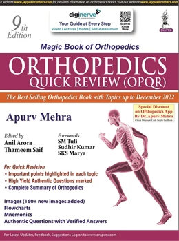 Abbildung von Mehra | Orthopedics Quick Review (OPQR) | 9. Auflage | 2022 | beck-shop.de