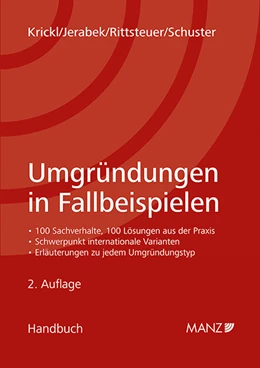 Abbildung von Krickl / Jerabek | Umgründungen in Fallbeispielen | 2. Auflage | 2022 | beck-shop.de