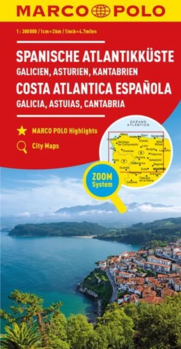Abbildung von MARCO POLO Regionalkarte Spanische Atlantikküste 1:300.000 | 6. Auflage | 2022 | beck-shop.de