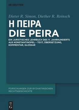 Abbildung von Simon / Reinsch | Die Peira | 1. Auflage | 2023 | beck-shop.de