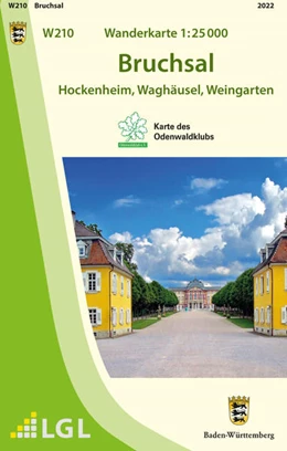 Abbildung von Lgl | W210 Wanderkarte 1:25 000 Bruchsal | 1. Auflage | 2022 | beck-shop.de