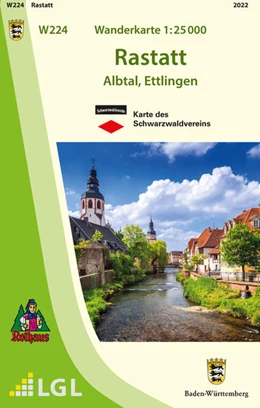 Abbildung von Lgl | W224 Wanderkarte 1:25 000 Rastatt | 1. Auflage | 2022 | beck-shop.de
