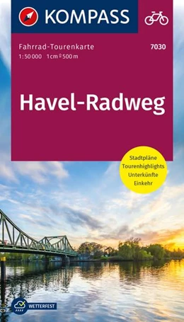 Abbildung von KOMPASS Fahrrad-Tourenkarte Havel-Radweg 1:50.000 | 1. Auflage | 2022 | beck-shop.de