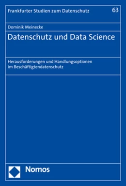 Abbildung von Meinecke | Datenschutz und Data Science | 1. Auflage | 2022 | 63 | beck-shop.de