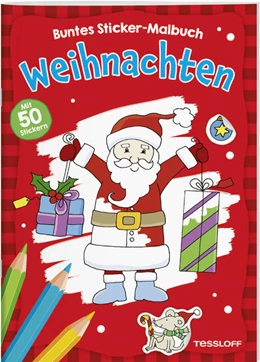 Abbildung von Weihnachten. Buntes Sticker-Malbuch | 1. Auflage | 2022 | beck-shop.de