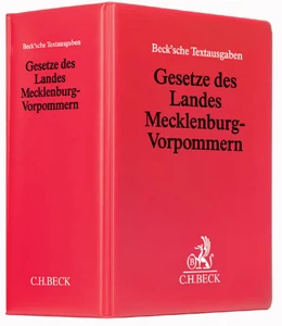 Abbildung von Gesetze des Landes Mecklenburg-Vorpommern | 78. Auflage | 2025 | beck-shop.de