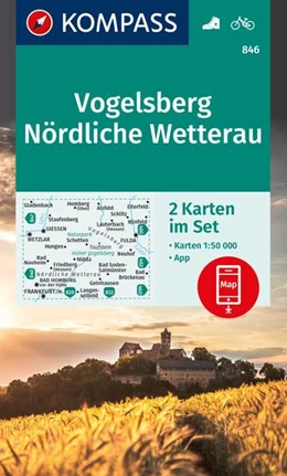 Abbildung von KOMPASS Wanderkarten-Set Vogelsberg, Nördliche Wetterau (2 Karten) 1:50.000 | 1. Auflage | 2022 | beck-shop.de