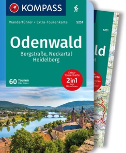 Abbildung von Haan | KOMPASS Wanderführer Odenwald, 60 Touren mit Extra-Tourenkarte | 1. Auflage | 2022 | beck-shop.de