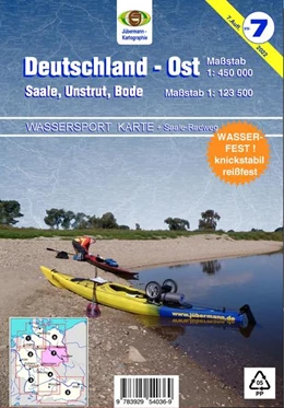 Abbildung von Jübermann | Wassersport-Wanderkarte / Deutschland Ost für Kanu- und Rudersport | 7. Auflage | 2022 | beck-shop.de