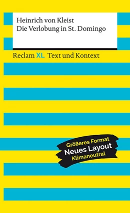 Abbildung von Kleist / Leis | Die Verlobung in St. Domingo. Textausgabe mit Kommentar und Materialien | 1. Auflage | 2022 | beck-shop.de