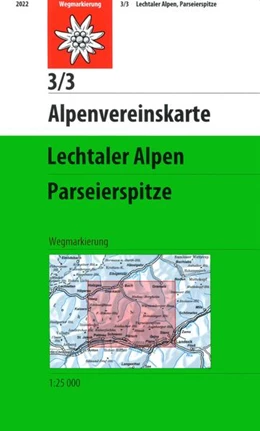 Abbildung von Lechtaler Alpen - Parseierspitze 1:25 000 | 9. Auflage | 2022 | beck-shop.de