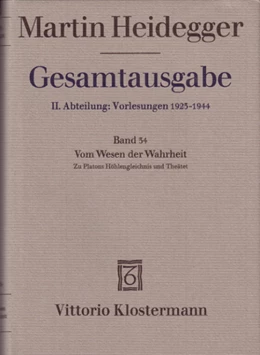 Abbildung von Heidegger / Mörchen | Martin Heidegger Gesamtausgabe | 1. Auflage | 1996 | beck-shop.de