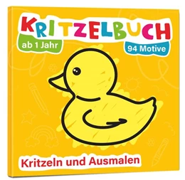 Abbildung von Mein erstes Kritzelbuch ab 1 Jahr: über 94 große Motive - für Jungs und Mädchen - Ausmalbuch - Ausmalen und kritzeln mit Spielzeug, Tiere, Fahrzeuge, Obst, Gegenstände und vieles mehr | 1. Auflage | 2022 | beck-shop.de