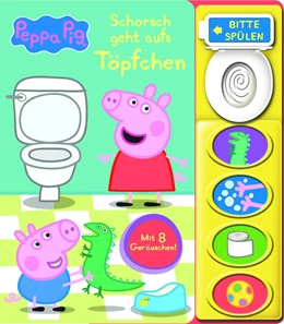 Abbildung von Phoenix International Publications Germany GmbH | Peppa Pig - Schorsch geht aufs Töpfchen - Mein Klo-Soundbuch - Pappbilderbuch mit Klospülung und 8 Geräuschen - Peppa Wutz | 1. Auflage | 2022 | beck-shop.de