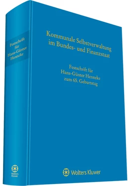 Abbildung von Kommunale Selbstverwaltung im Bundes- und Finanzstaat | 1. Auflage | 2022 | beck-shop.de