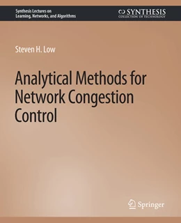 Abbildung von Low | Analytical Methods for Network Congestion Control | 1. Auflage | 2022 | beck-shop.de