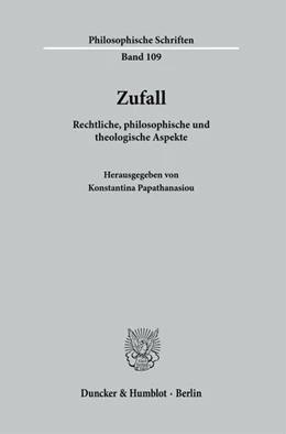 Abbildung von Papathanasiou | Zufall. | 1. Auflage | 2022 | beck-shop.de
