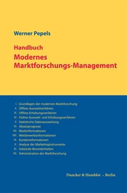 Abbildung von Pepels | Handbuch Modernes Marktforschungs-Management. | 1. Auflage | 2022 | beck-shop.de