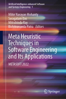 Abbildung von Mohanty / Das | Meta Heuristic Techniques in Software Engineering and Its Applications | 1. Auflage | 2022 | beck-shop.de