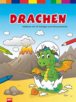 Abbildung von Drachen - Malblock mit 24 Vorlagen zum Heraustrennen | 1. Auflage | 2022 | beck-shop.de