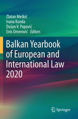 Abbildung von Meškic / Kunda | Balkan Yearbook of European and International Law 2020 | 1. Auflage | 2022 | 2020 | beck-shop.de