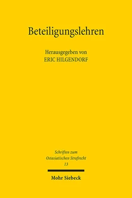 Abbildung von Hilgendorf / Liang | Beteiligungslehren | 1. Auflage | 2023 | beck-shop.de